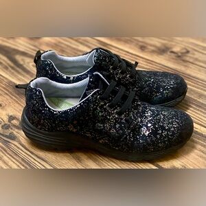 Nurse Mates Align Velocity Slip Resistant Shoes Holographic Glitter Size 9M $90